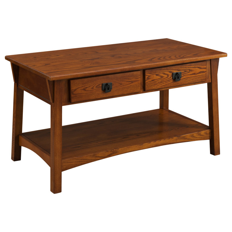 Loon Peak® Mission Small Spaces Solid Wood Coffee Table & Reviews | Wayfair
